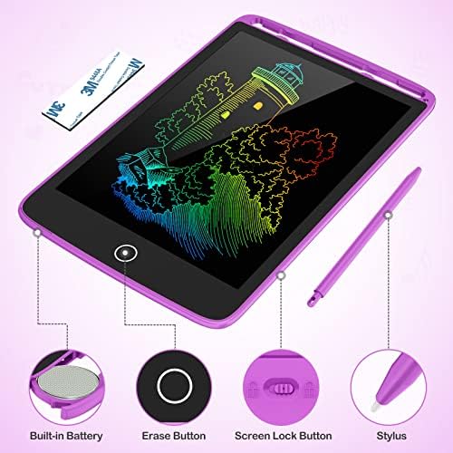 TECJOE magnetic back keeps tablet on fridge for notes.