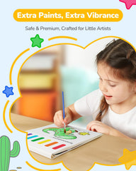 TECJOE ocean pages invite sea scene coloring with easy water brush technique
