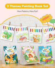 TECJOE 3-Pack Forest Series page with friendly animals sparks imaginative, screen-free play.