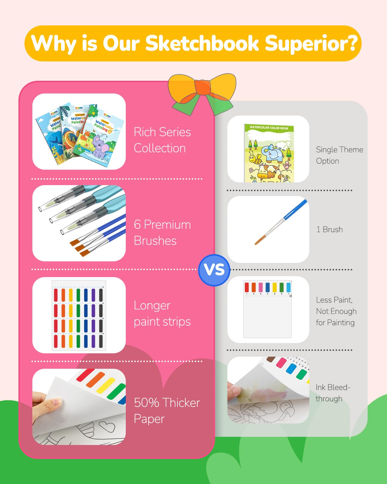 TECJOE 3-pack perforated pages for easy tearing and display.