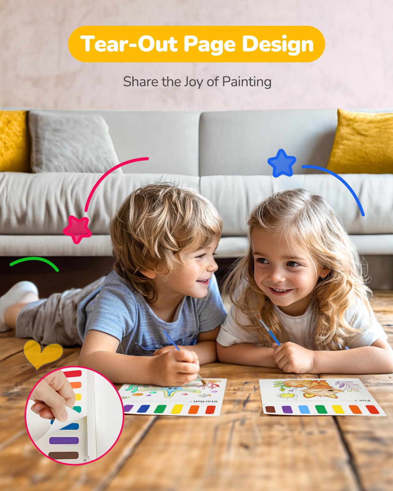 TECJOE thick paper and perforation prevent bleed-through and easy tearing.