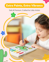 TECJOE ocean watercolor page invites seaside adventures and color blending.