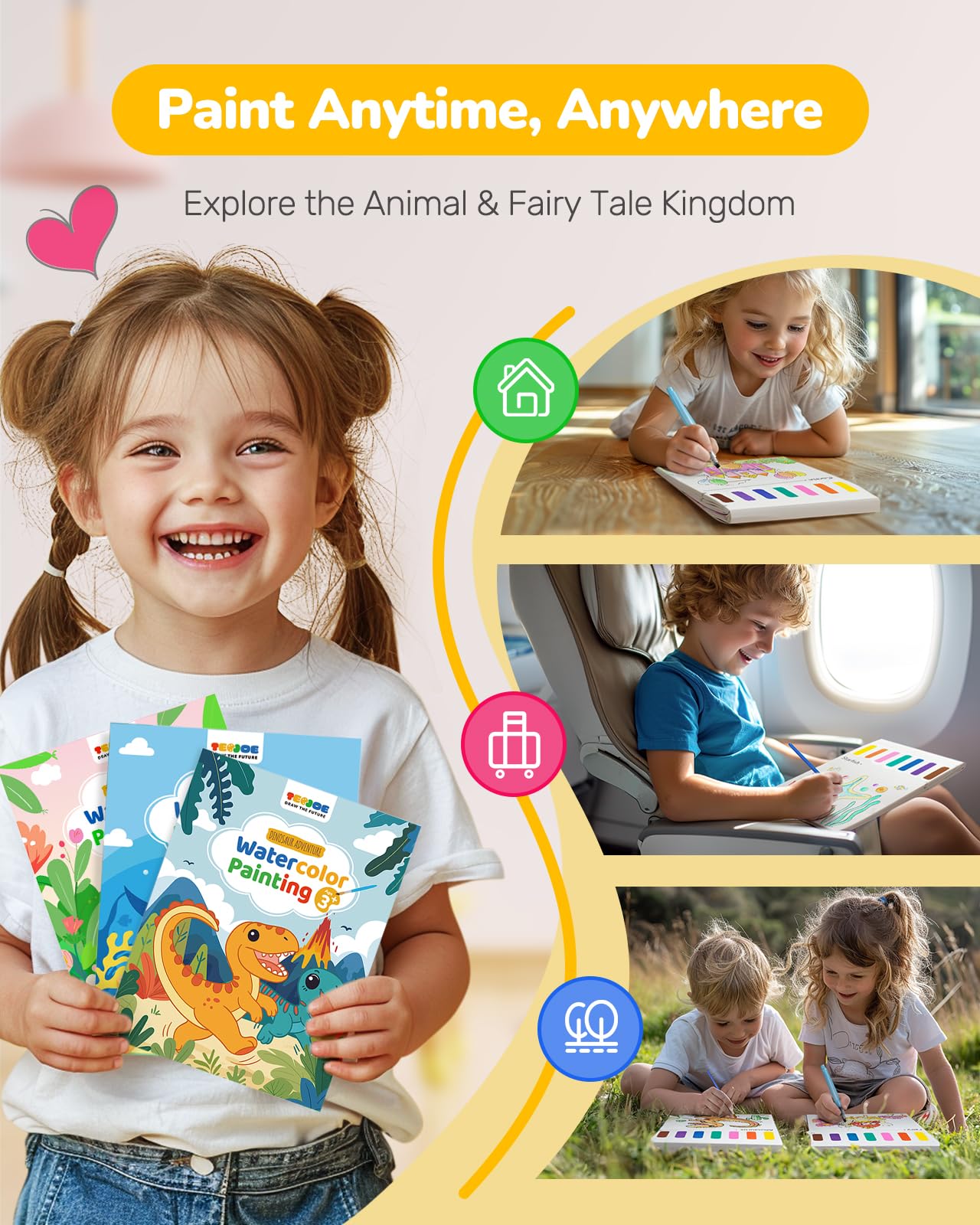 TECJOE gift-ready arts and crafts set for birthdays and holidays.