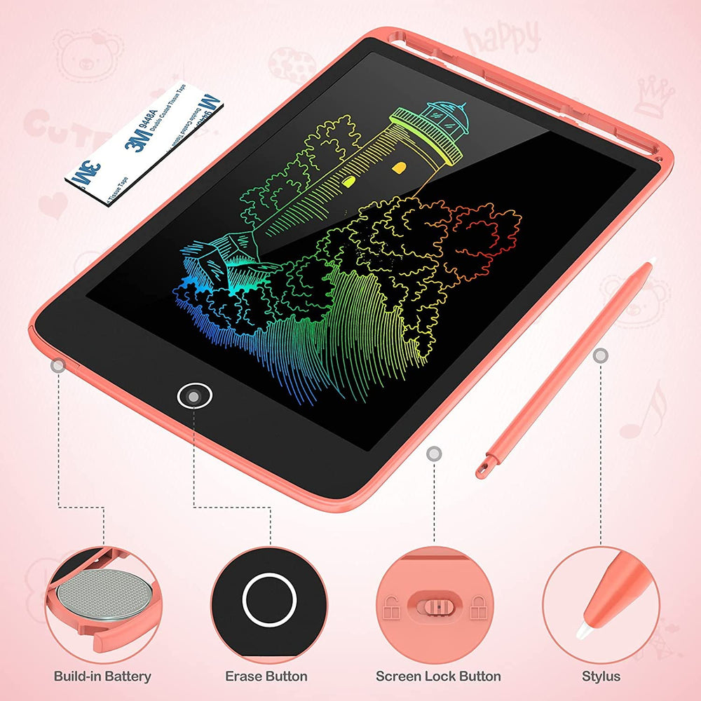TECJOE 8.5-inch portable drawing pad, perfect for travel and car trips.