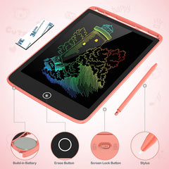 TECJOE 8.5-inch portable drawing pad, perfect for travel and car trips.