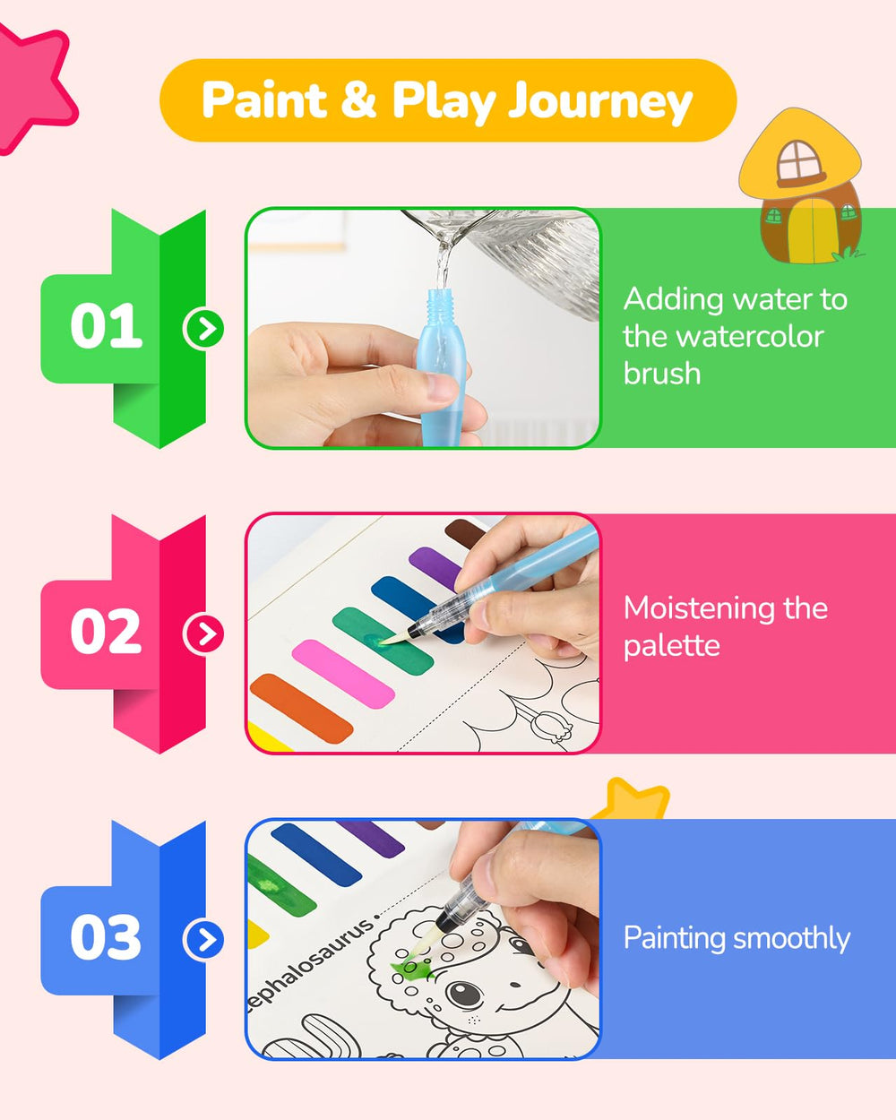 TECJOE princess page inspiring magical scenes and imaginative play