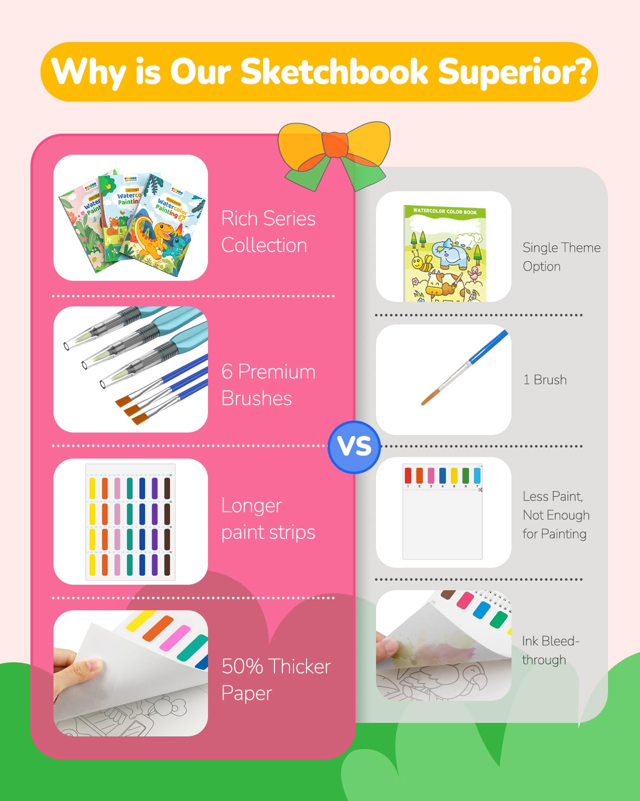 TECJOE rich pigments on thick watercolor paper for vibrant results
