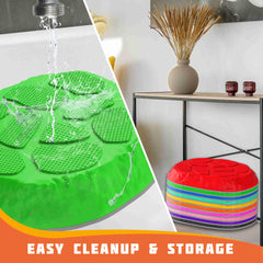 TECKMICO stepping stones stacking design makes storage and transport effortless.