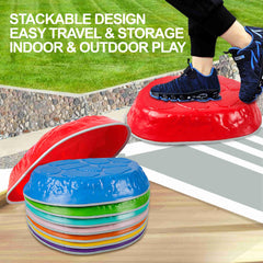 TECKMICO stepping stones suitable for indoor and outdoor play anywhere.