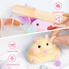 Relaxing squishy crafting with TECMIYO kit supports mindful play and calm moments.