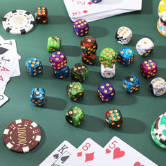 TecUnite dice close-up with vivid colors and readable numbers for quick decisions