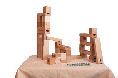 TEDCO hardwood runners and tunnels ready for imaginative marble paths
