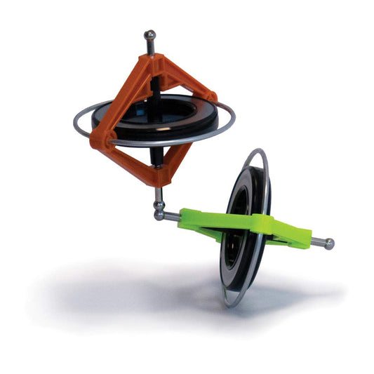 TEDCO Precision Gyroscope being started with T-handle for beginners