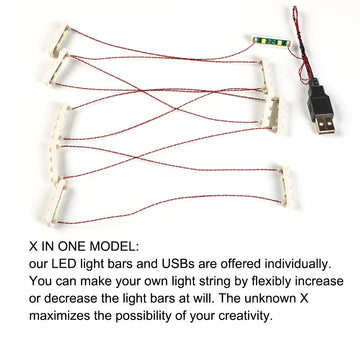 TEDDOO building-block lighting setup attaches to ceilings, walls, or furniture.