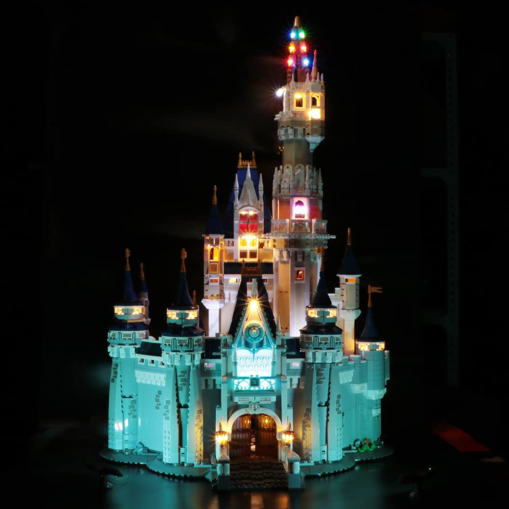 TEDDOO LEGO-compatible lighting enhances night-time displays without overpowering details.