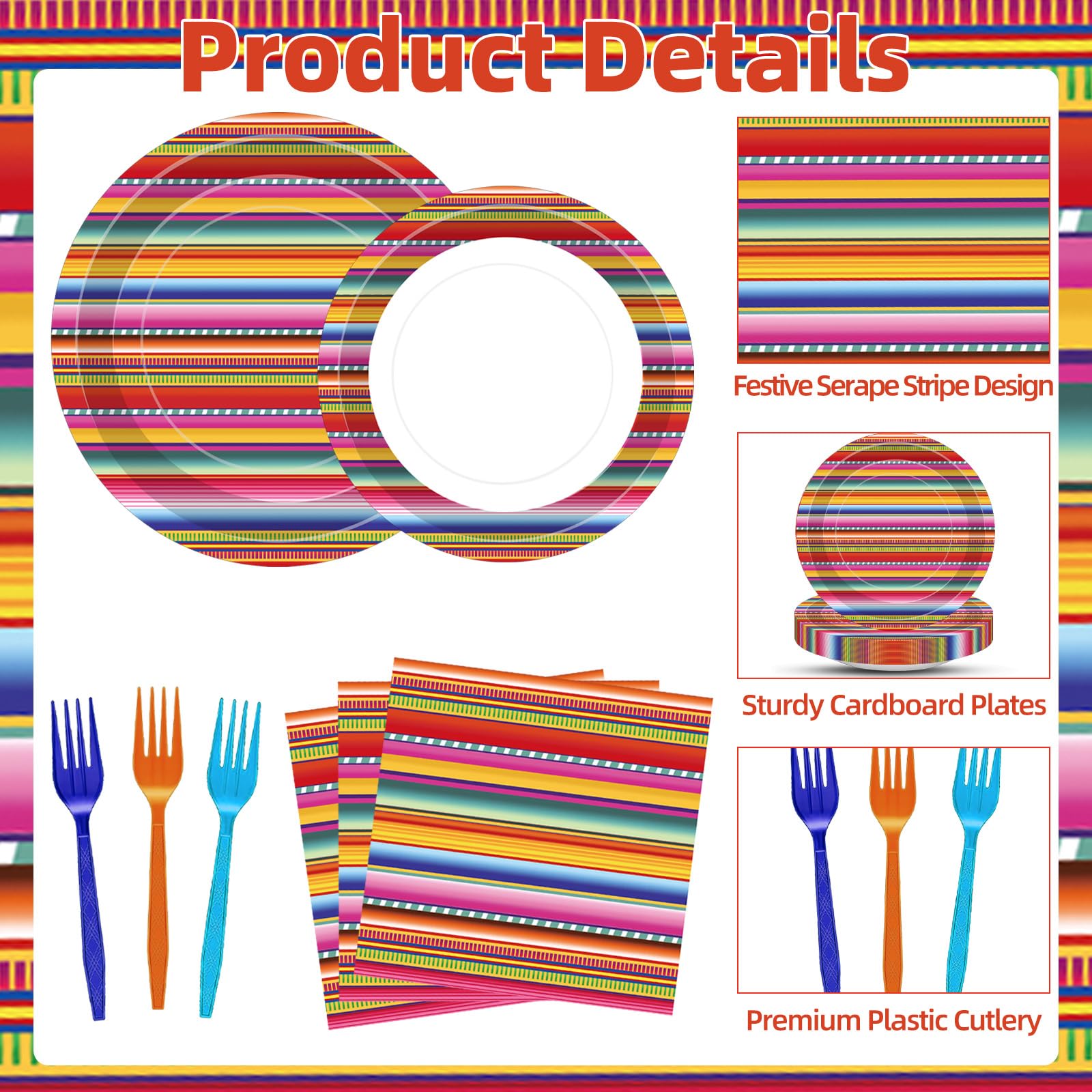 Tedercle colorful napkins provide quick cleanup and a soft touch