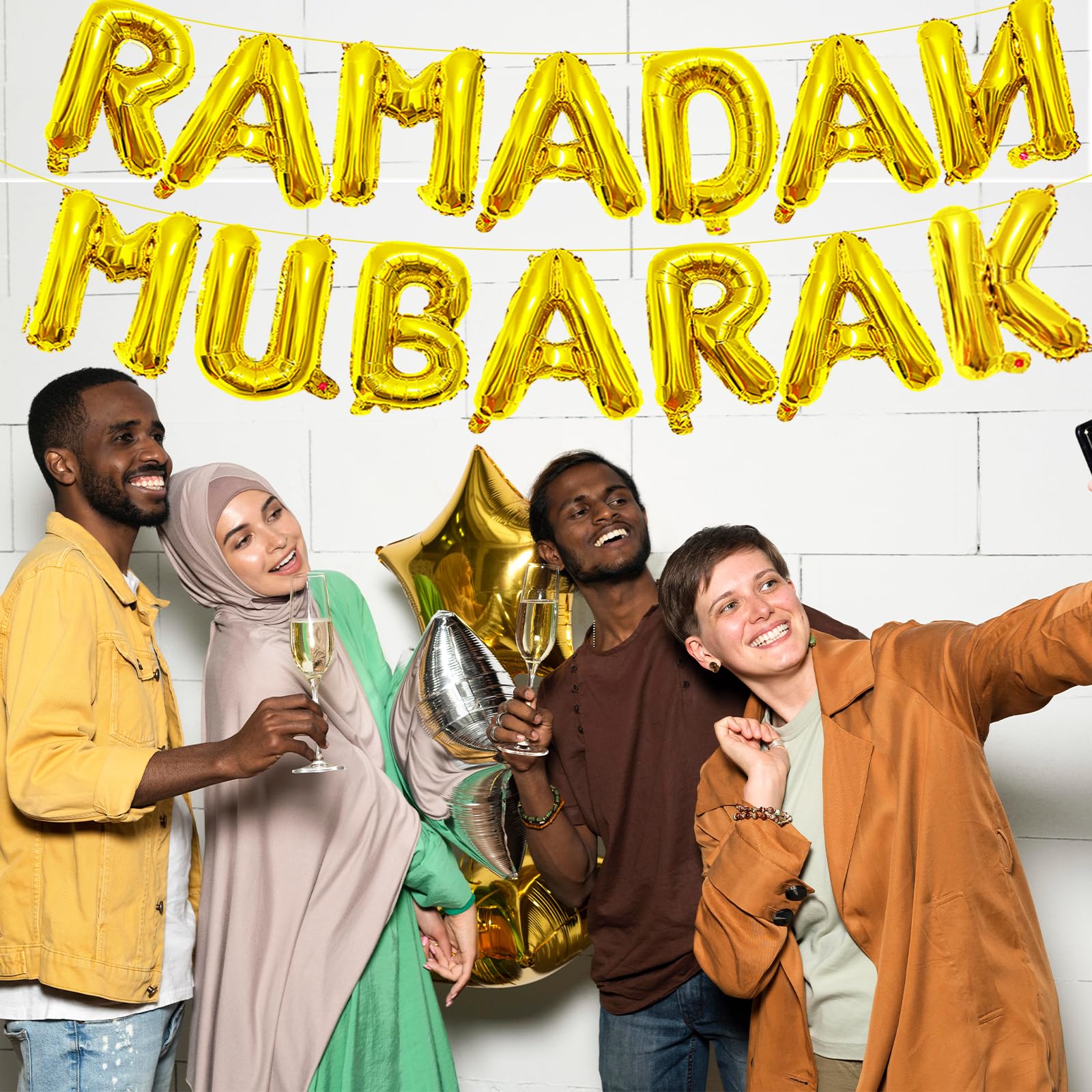 Tedercle Eid celebration balloons enhance festive atmosphere
