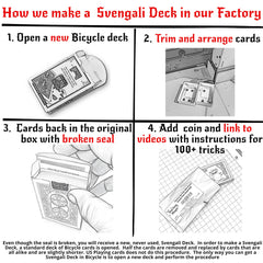 Assembly guide view of Ted's Sterling Magic precision red rider back deck setup for quick setup