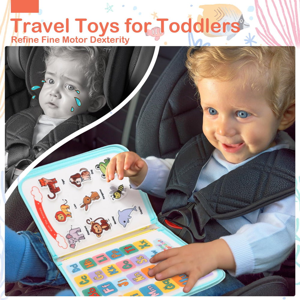 Teefrye Busy Board number tiles help counting skills through hands-on interaction.