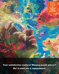 Teemosreal Ocean of Inspiration puzzle swirl of light aids relaxation.