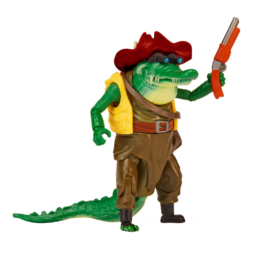 Leatherhead action figure, 4.5 inches, ready for dynamic poses and TMNT adventures.