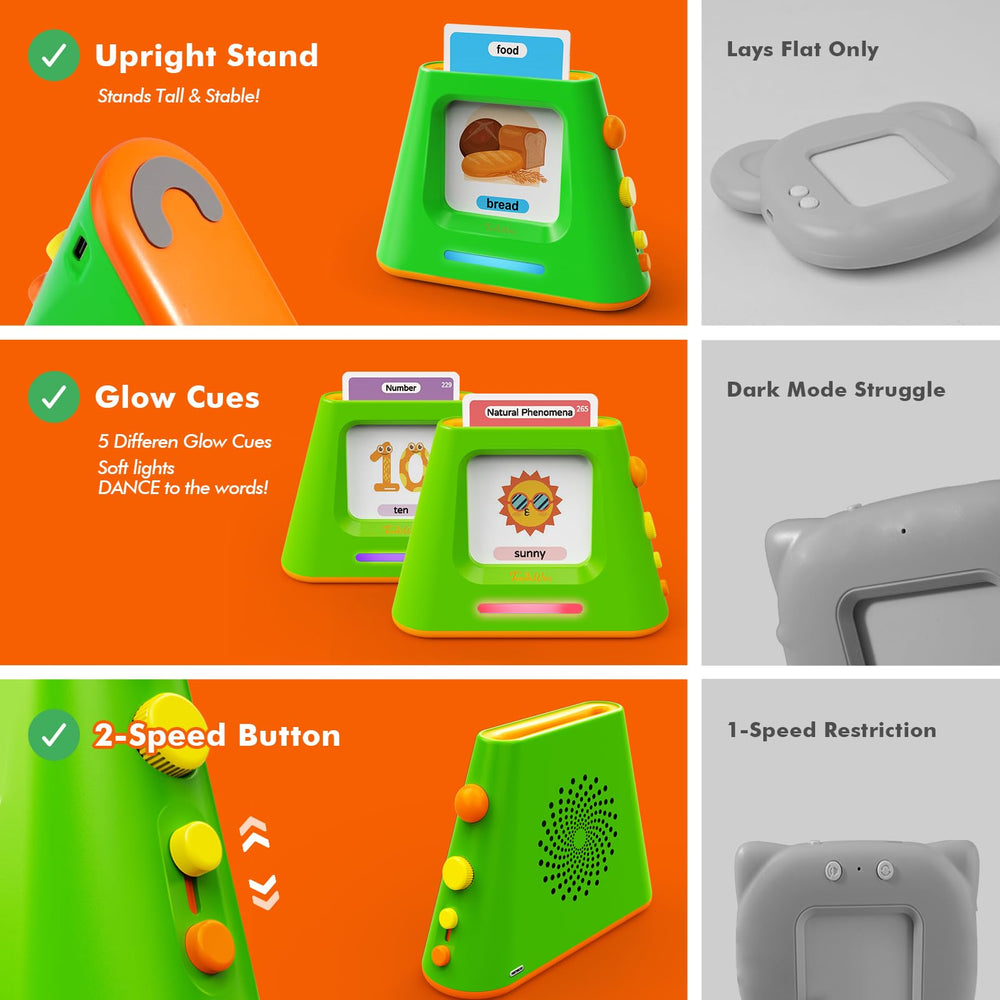 Teeniewins soft lights and quiet sounds minimize distraction during play.