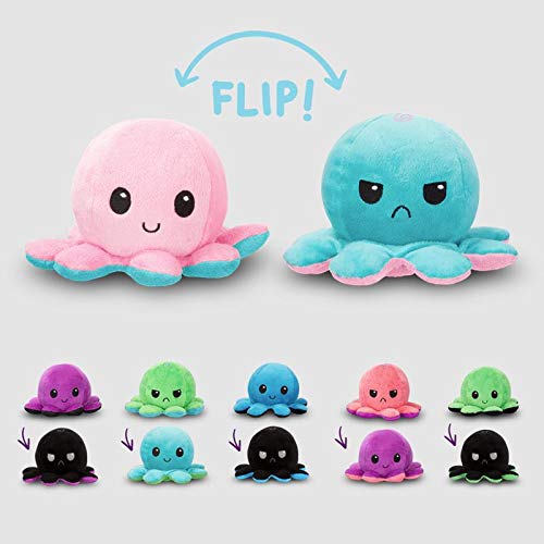 TeeTurtle octopus plushie features embroidered details for durable, collectible charm and cuddly play.