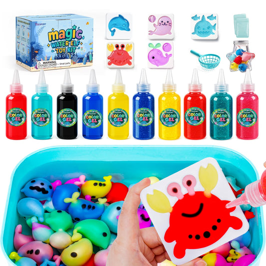 Teexpert Magic Water Elf Kit glitter gels spark creative play for kids.