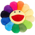 TEFU Flower Plush Pillow sunflowers front view boosts cozy bedroom ambiance