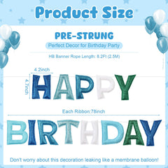 Tegeme rainbow birthday garland adds vibrant color to any celebration.