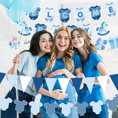 Tegeme blue removable letters offer flexible spacing for layouts.