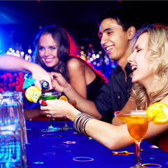 Tegeme neon party tablecloth suitable for birthdays and events
