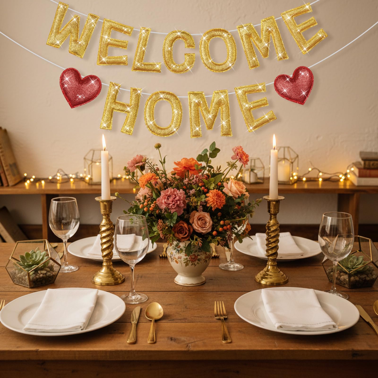 Tegeme adjustable spacing lets you arrange letters to fit your space.