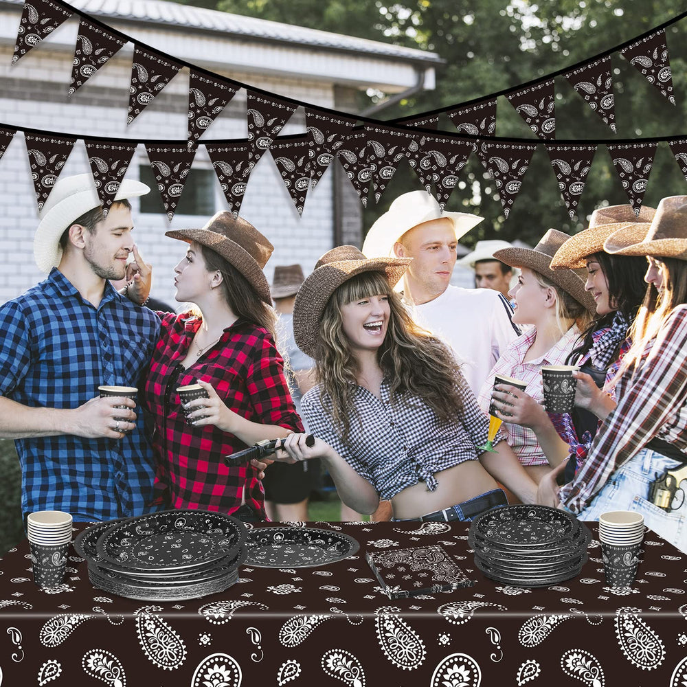 Tegeme western party setup image showing cohesive decor and easy cleanup.