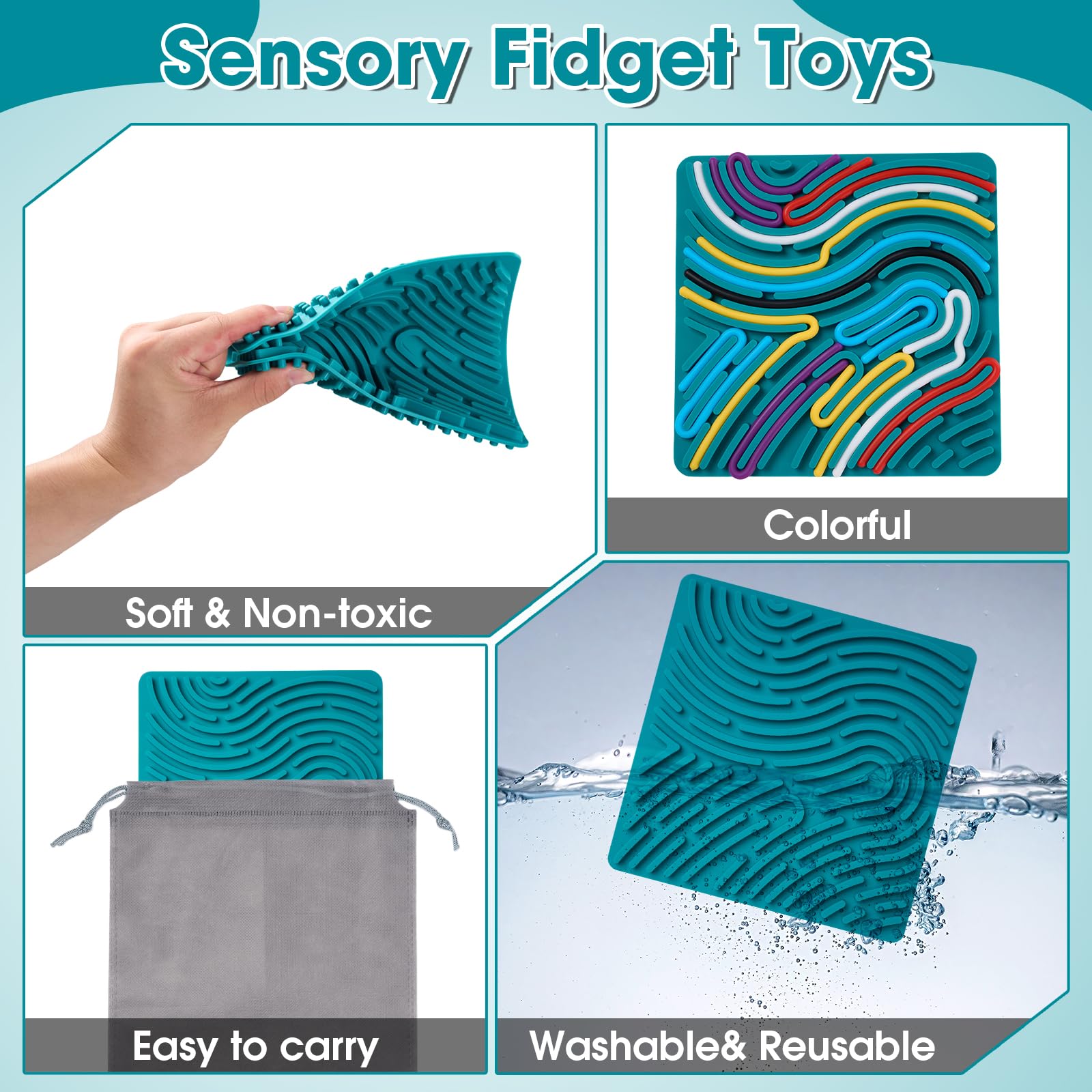 Teirdth non-toxic silicone material emphasizes safety and durability.