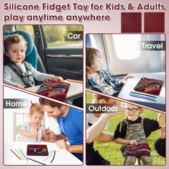 Teirdth quiet portable fidget-on-the-go for travel and meals.