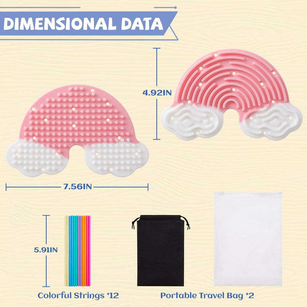 Teirdth Sensory Board no-mess design ideal for travel, restaurants, or therapy sessions.