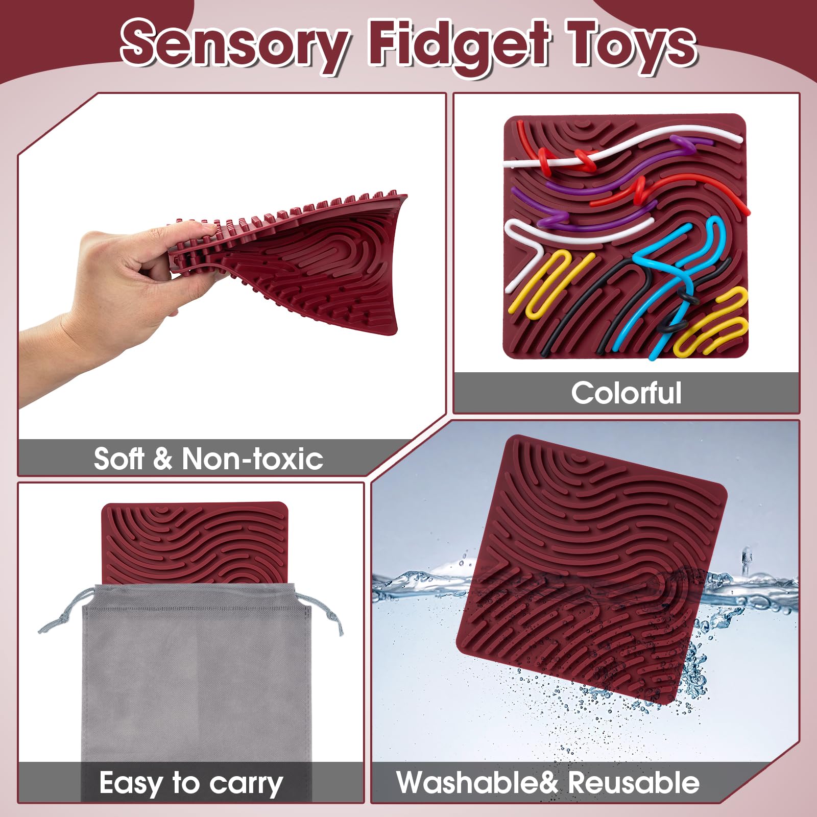 Teirdth travel bag included for easy transport to therapy or classes.