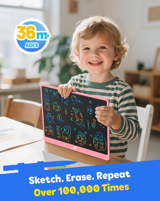 TEKFUN large color screen enables colorful lines and creative drawing
