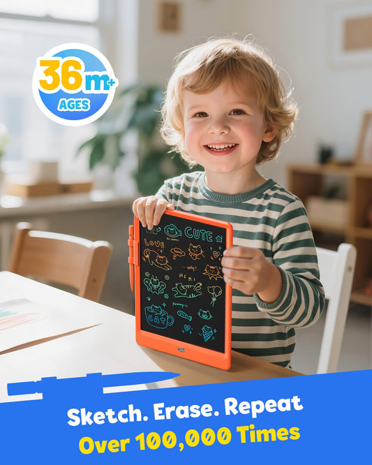 TEKFUN anti-lost stylus attached to tablet enables easy access during play.