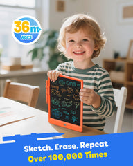 TEKFUN anti-lost stylus attached to tablet enables easy access during play.