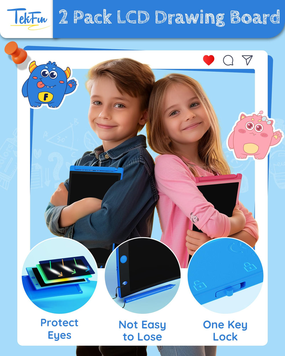 TEKFUN tablet used in car for educational travel activities