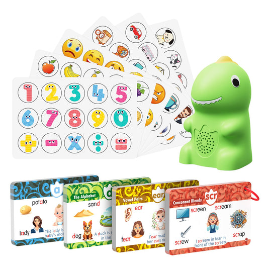 TEKFUN dinosaur pen and cards engage kids in early learning at home.