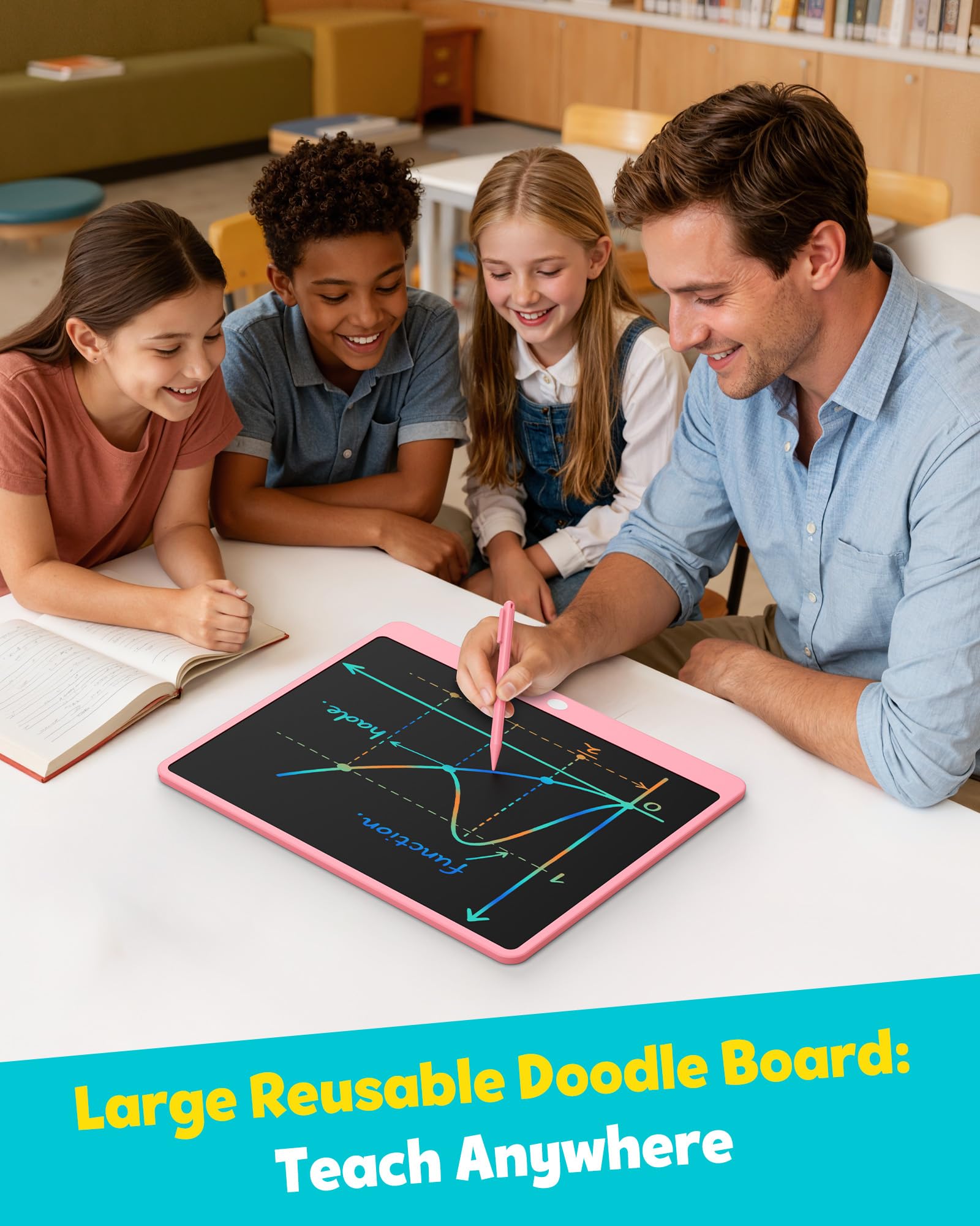 TEKFUN environmental saver feature highlights reusable pad replacing paper waste