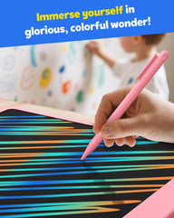 TEKFUN erase button clears screen in one second with lock to prevent mistakes