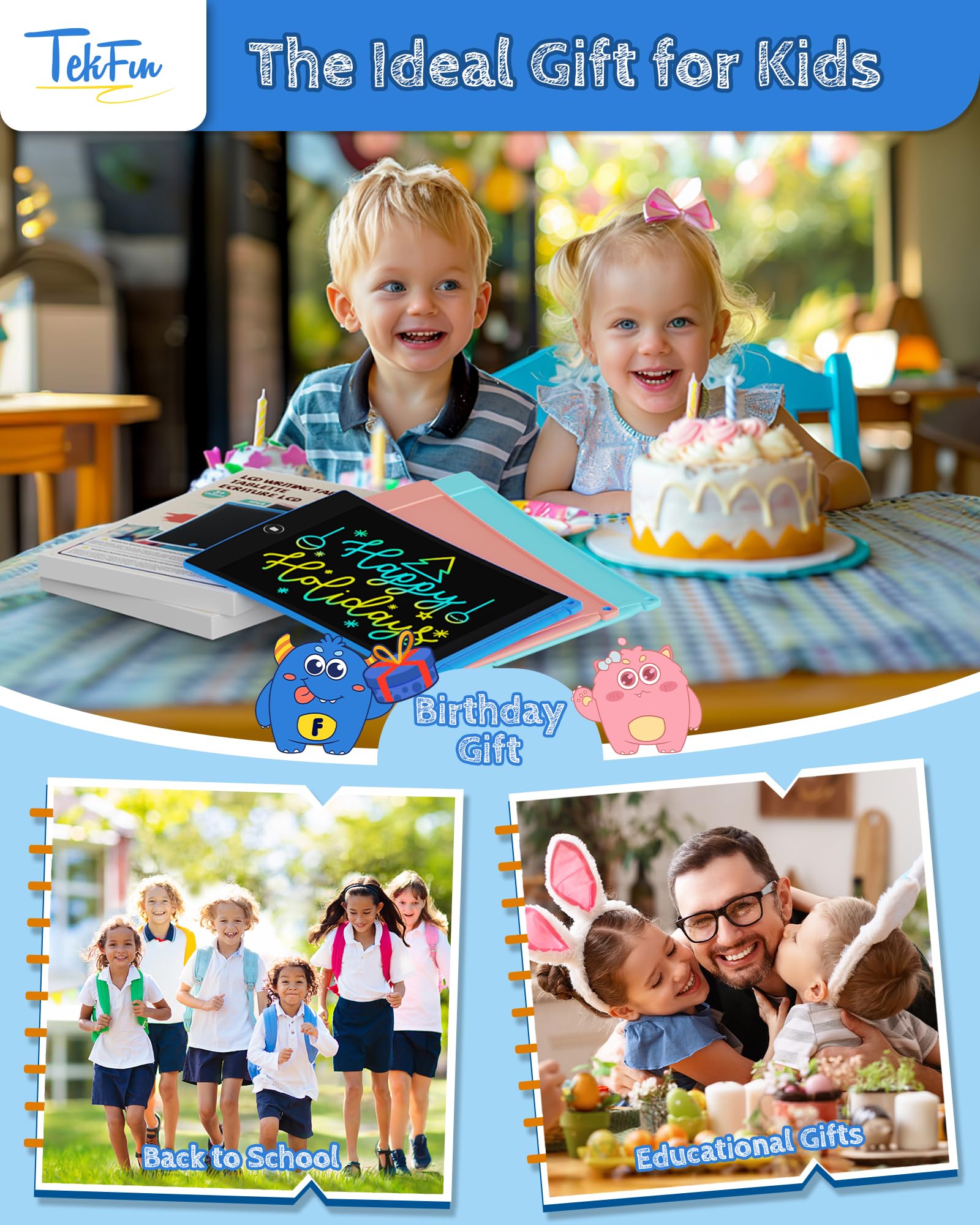 TEKFUN family drawing time bundle for collaborative creativity