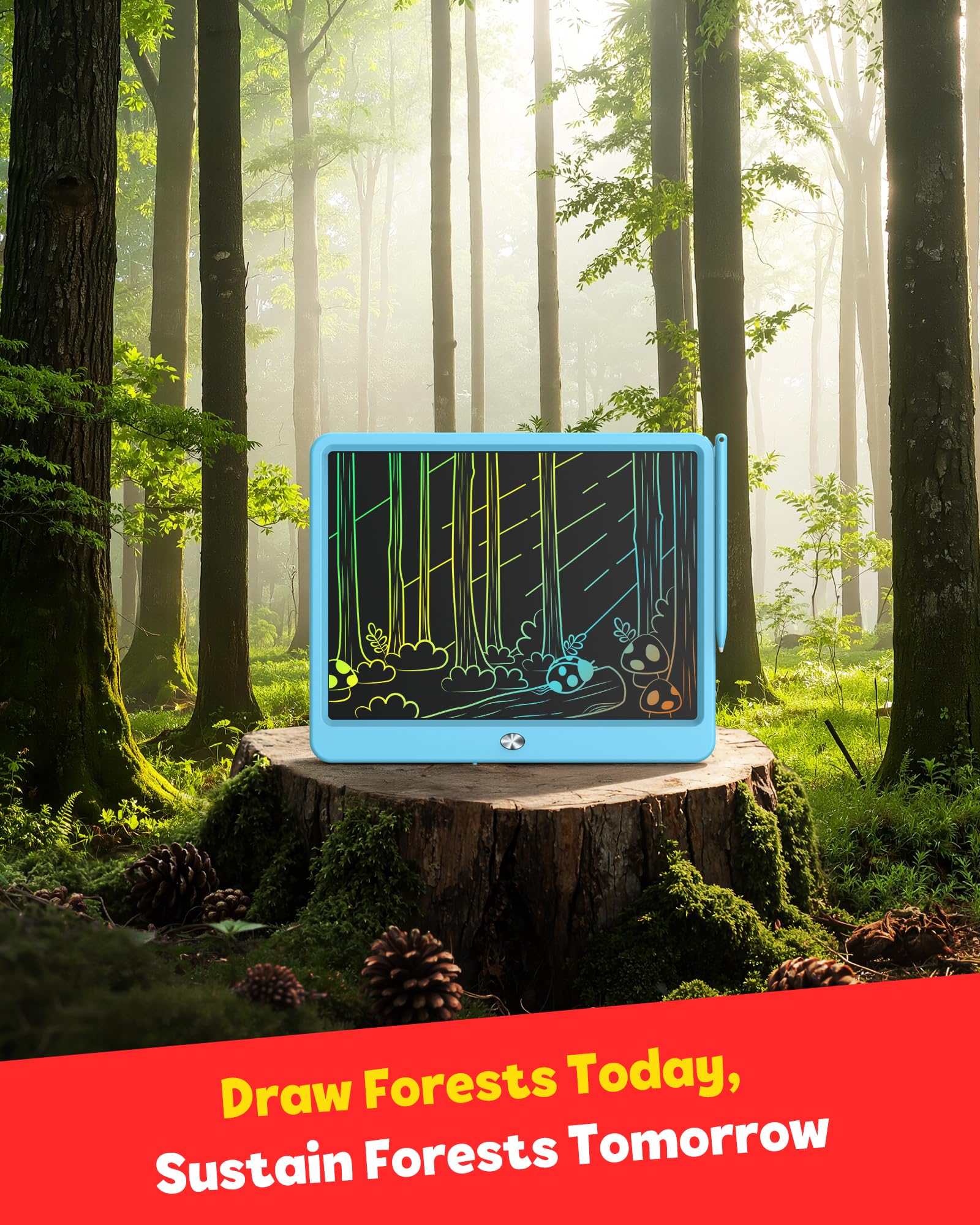 TEKFUN gift-ready doodle tablet for birthdays and back-to-school moments.