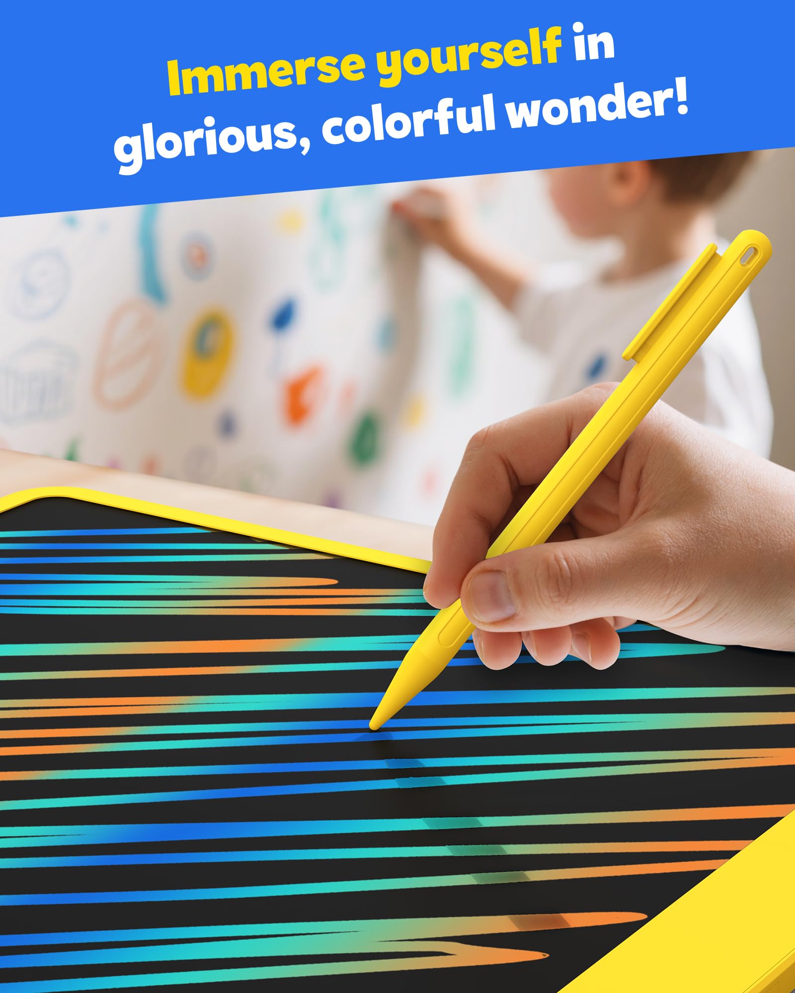 TEKFUN kids drawing toy with stylus for playful learning