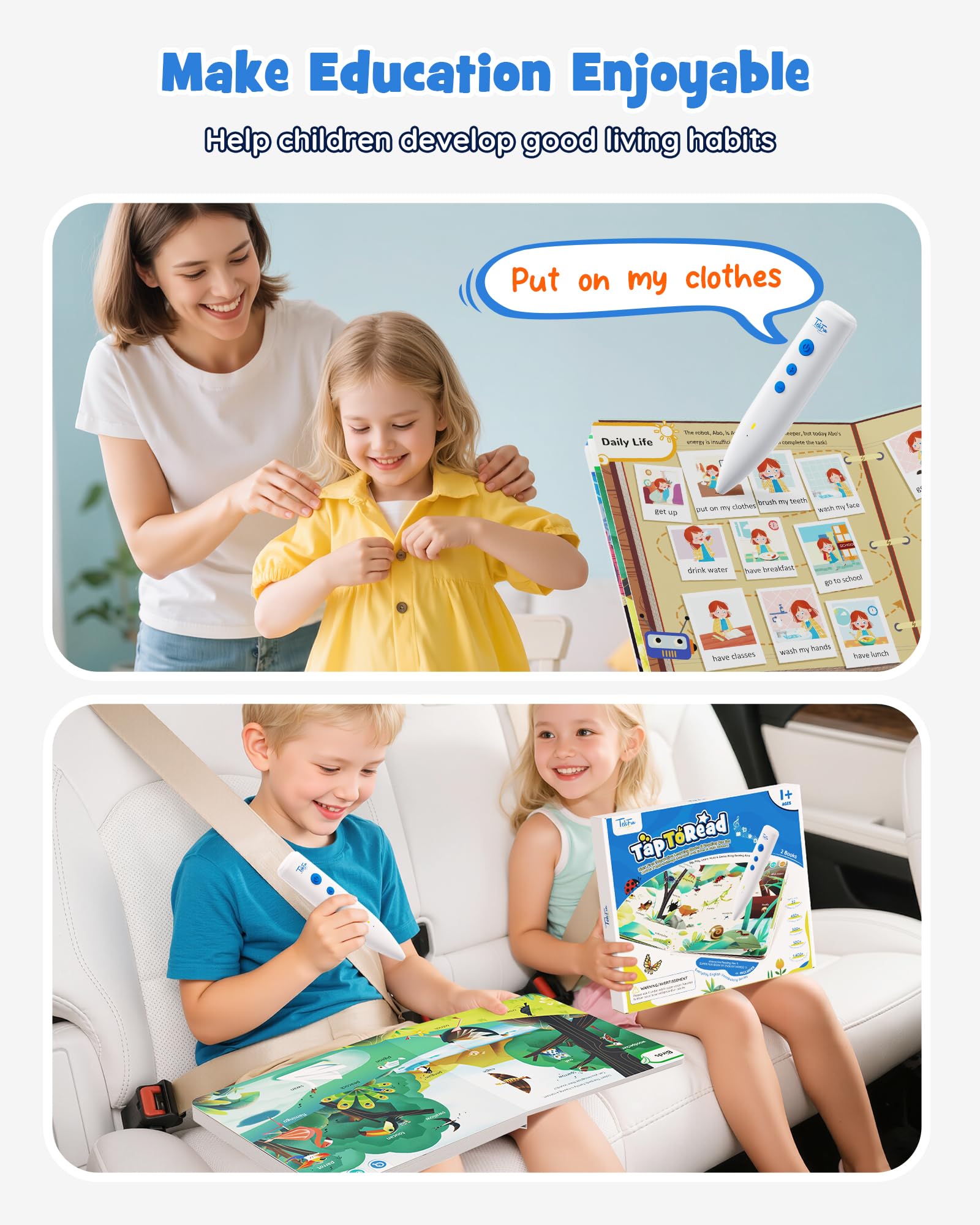 Compact TEKFUN set as a portable learning companion for travel