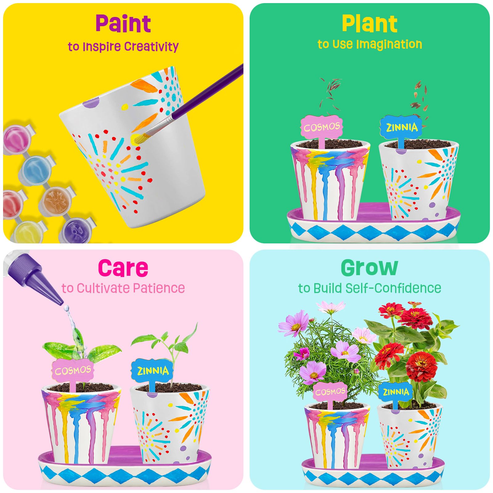 Tekoly 12-color paint strip offers vibrant hues for art.